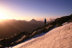 Bergsteigen am Allalinhorn