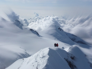 Aussicht auf Monte-Rosa Gipfel