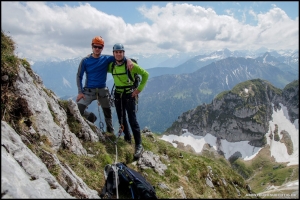 Am Ende einer schönen Mehrseillängentour bleiben gemeinsame Erinnerungen