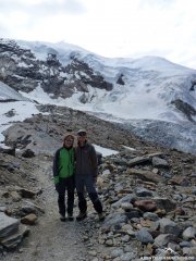 Günther und Sabine vor Weissmies