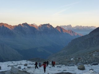 Morgenstimmung am Gletscher