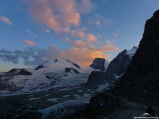 Abendstimmung Britanniahütte