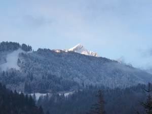 Morgenerwachen über der Alpspitze