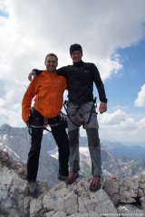 Geschafft-Gipfelfoto Alpspitze