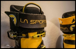 Einstiegslasche des La Sportiva Spectre