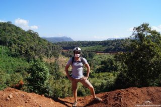 Kleines Fotoshooting auf dem Bolaven-Plateau