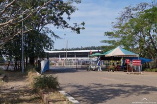 Grenzübergang von Laos nach Thailand