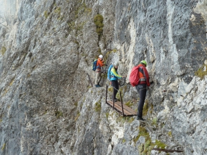 Volle Konzentration während des Abstiegs