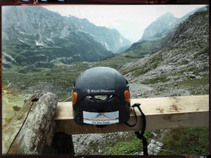 Kaum auf der Hütte, kommt auch der Ausblick