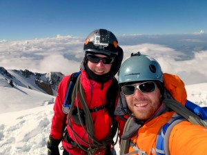 Erschöpfung? Alles vergessen! Wir stehen auf dem Gipfel des Mont Blanc und nur das zählt!