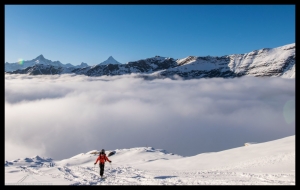 Wahnsinns Stimmung, die Walliser Prominenz feuert uns an