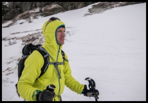 Thomas auf dem Weg zum Breithorn