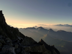 Morgenstimmung beim Zustieg