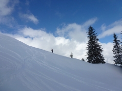 Skitouren am Gipfelhang Großer Ochsenkopf