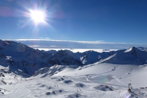 Wolkeninseln am SportScheck Gletscher Testival