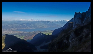 Thuner See unter mir, was ein Tag!