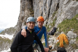 Flo und Dennis kurz vorm Einstieg