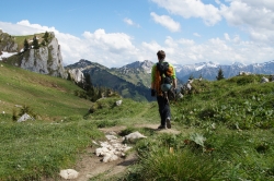 Der Rückweg zur Hütte hatte schon fast etwas Meditatives