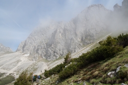 Da ist er, der Gimpel-Südostvorbau im Tannheimer Tal