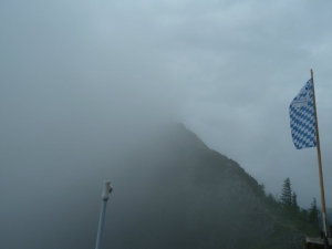 Der Roßstein ist nur noch zu erahnen