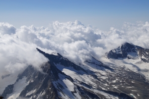 Im Nachbartal zieht schon schlechtes Wetter auf