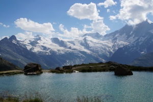 Ausblick auf die Mischabelgruppe