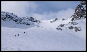 Aufstieg zum Längentaler Weißkogel (3218m)