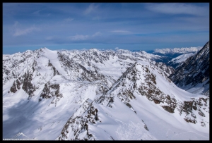 Der höchste ganz hinten links unser nächstes Ziel, der Seeblaskogel (3235m)