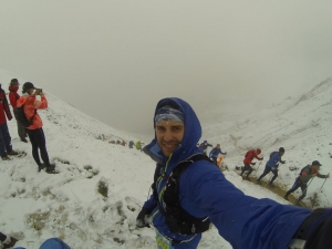 Vor dem Downhill vom Scharnitzjoch