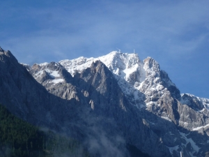 Zugspitze am nächsten Morgen