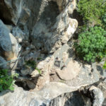 Schöner, zerklüfteter Fels am Crazy Horse Rock