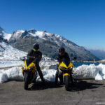 Posieren im Schnee