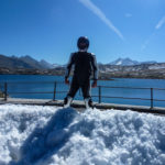 Posieren im Schnee
