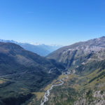 Panorama-Sicht auf Grimsel- und Furkapass