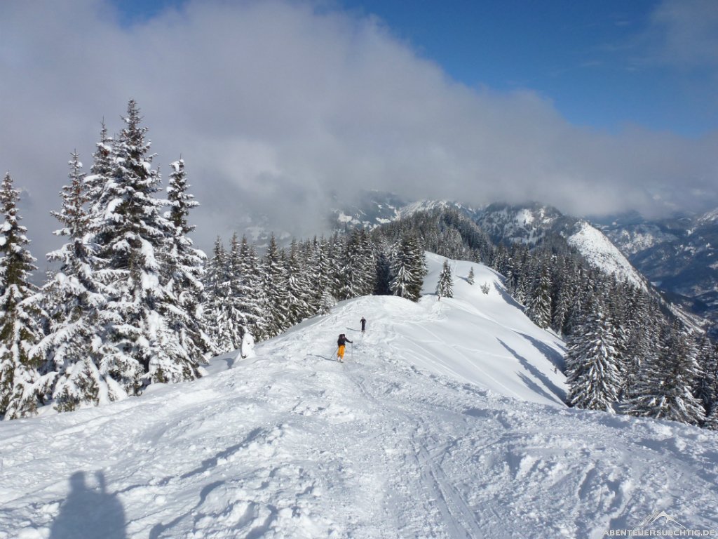 Skitouren im Allgäu mit Max und Lisa