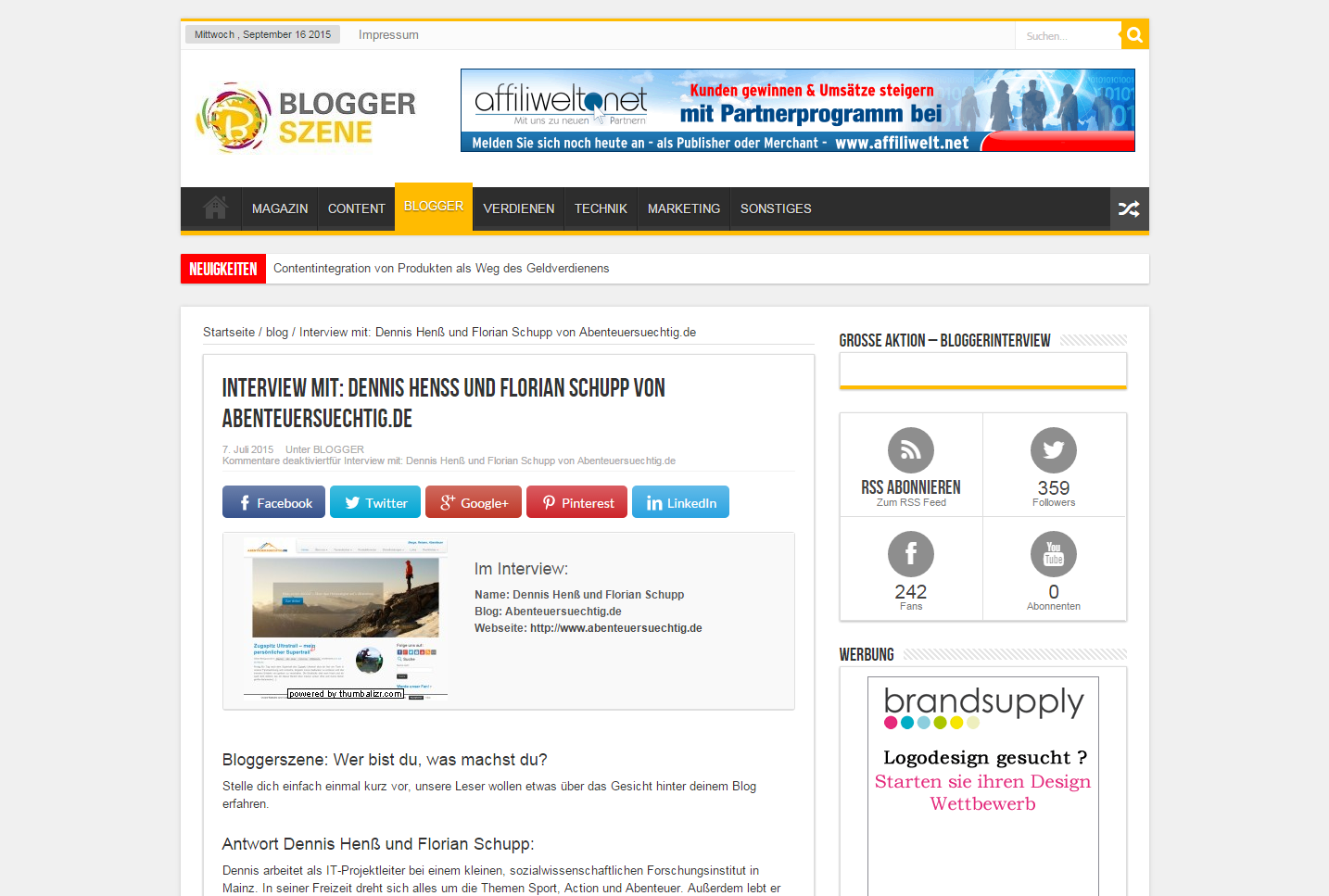 Kooperation und Mediakit