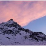 Ein Herrlicher Sonnenuntergang über dem Engading