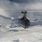 Mit der Vallugabahn geht's raus aus dem Nebel von St. Anton