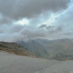 Es zog zu, oben auf dem Passo della Novena.