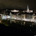 Aussicht vom Berg am Lindenhof in Zürich.