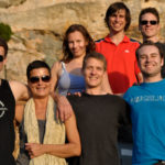 Das Kletterteam! Nur unsere Fotografin Bine fehlt.
