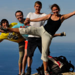 Tobi, Flo, Chris und Isa