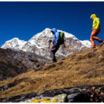Abstieg vom akklimatisieren auf 4.890m