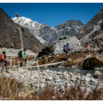 Typische Brücken in Nepal