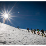 Immer weiter geht es über den Gletscher