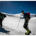 Flo im Aufstieg zum High Camp