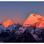 Makalu im Abendrot