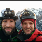 Kurz vor dem Einstieg in den Mindelheimer Klettersteig noch ein Teamfoto