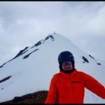 Kälte und Wind... so richtig glücklich über den Gipfel guckt Dennis nicht