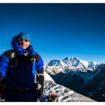 Jürgen am Gipfel des Mera Peak